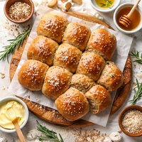 One Hour Whole Wheat Rolls