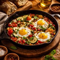 One Pan Summer Eggs