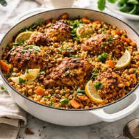 One Pot Moroccan Chicken