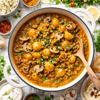 One Pot Mushroom and Potato Curry