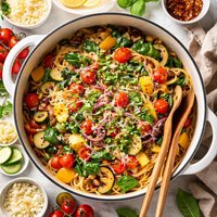 One Pot Veggie Pasta