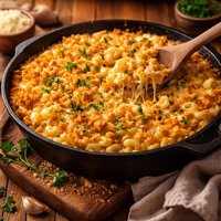 One Step Baked Macaroni and Cheese