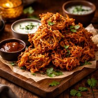 Onion Bhaji Indian Onion Fritters