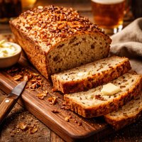 Onion Caraway Beer Bread