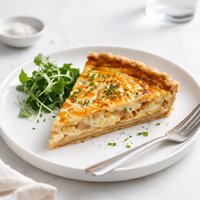 Onion Cheddar Quiche