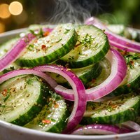 Onion Cucumber Salad