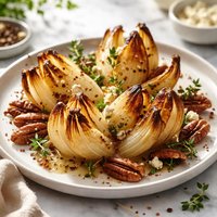 Onion Flowers with Pecans