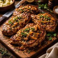 Onion Herb Pork Chops