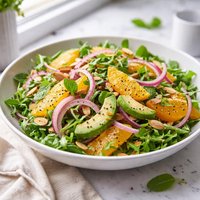 Onion N Orange Green Salad