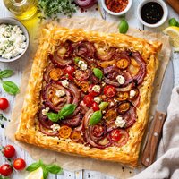 Onion Phyllo Tart