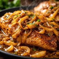 Onion Smothered Chicken