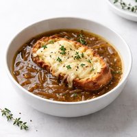 Onion Soup with Fontina and Thyme Everyday Italian