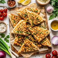 Onion Stuffed Flat Bread