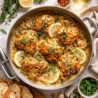 Onion White Wine Chicken
