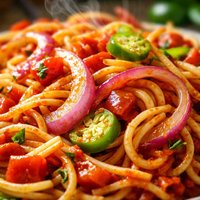 Onions and Noodles Mexicanos