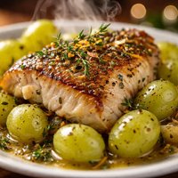 Opakapaka Snapper with Green Grapes