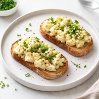 Open Faced Egg Salad Sandwiches