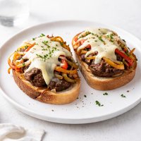 Open Faced Hamburger Phillies