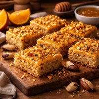 Orange and Brazil Nut Squares