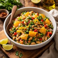 Orange and Cilantro Bean Salad