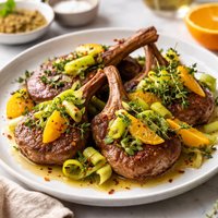 Orange and Leek Lamb