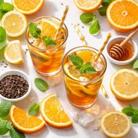 Orange and Lemon Tea Fizz