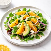 Orange Avocado Salad with Poppy Seed Dressing