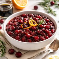Orange Balsamic Cranberry Sauce