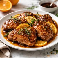 Orange Balsamic Glazed Chicken