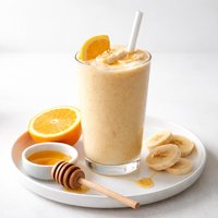 Orange Banana Honey Smoothie