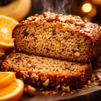 Orange Banana Nut Bread