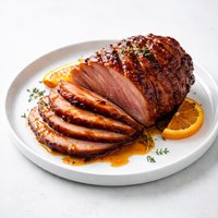 Orange Barbecued Ham