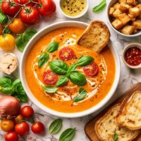 Orange Basil Tomato Soup