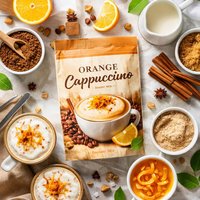 Orange Cappuccino Instant Coffee Mix