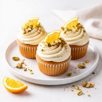 Orange Cardamom Cupcakes
