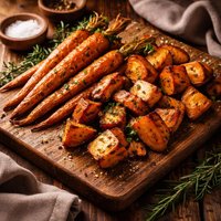 Orange Carrots and Kumara