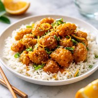 Orange Chicken and Rice