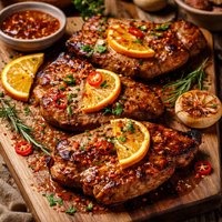 Orange Chilli Pork Butterfly Steaks