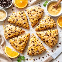 Orange Chocolate Chip Scones
