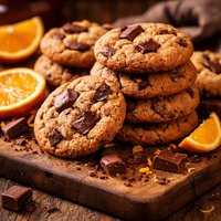 Orange Chocolate Chunk Cookies