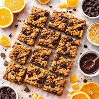 Orange Chocolate Cookie Bars