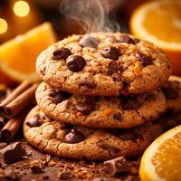 Orange Cinnamon Chocolate Chip Cookies