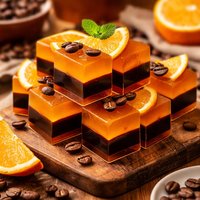 Orange Coffee Jello