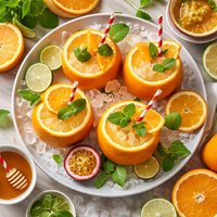 Orange Cooler in Shell