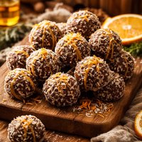 Orange Cordial Fudge Balls