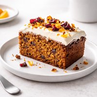 Orange Cranberry Date Pumpkin Cake