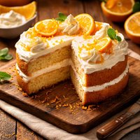 Orange Cream Cake