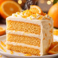 Orange Creamsicle Cake from Scratch