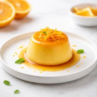 Orange Flan Flan De Naranja