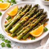 Orange Ginger Asparagus